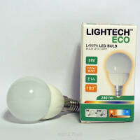 LIGHTECH ECO LED 3W E14 240lm kulka matowa ciepła