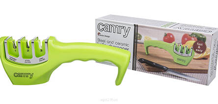 CAMRY CR 6709 Osełka do noży stalowych i ceramicznych zielona
