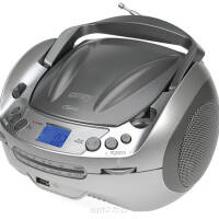 CAMRY CR 1123 Boombox odtwarzacz CD/MP3 srebrny
