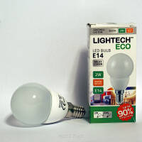 LIGHTECH LED 2W E14 kulka matowa barwa ciepła