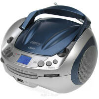 CAMRY CR 1123 Boombox odtwarzacz CD/MP3 niebieski