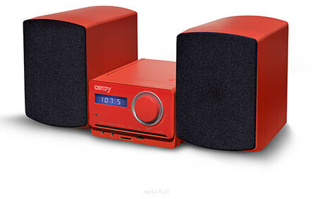 CAMRY CR 1138 miniwieża CD USB MP3  czerwona