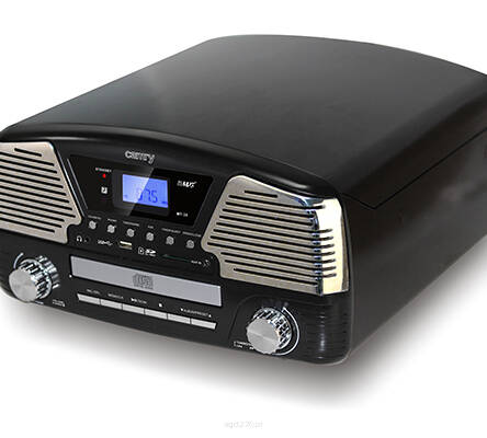 CAMRY CR 1134 Gramofon z CD/MP3/USB/SD nagrywanie czarny